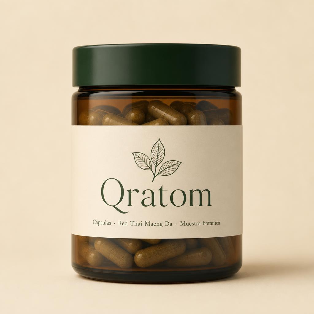 Tarro Saviala cápsulas de kratom Red Thai Maeng Da